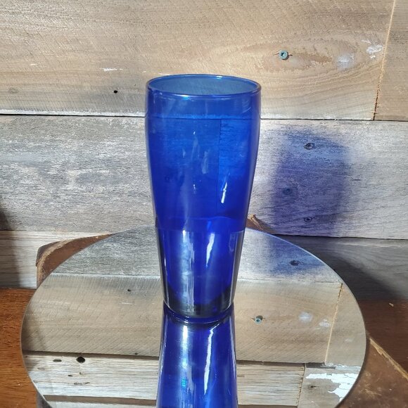 Cobalt Blue Highball Glass - Vintage #2 - Picture 1 of 3